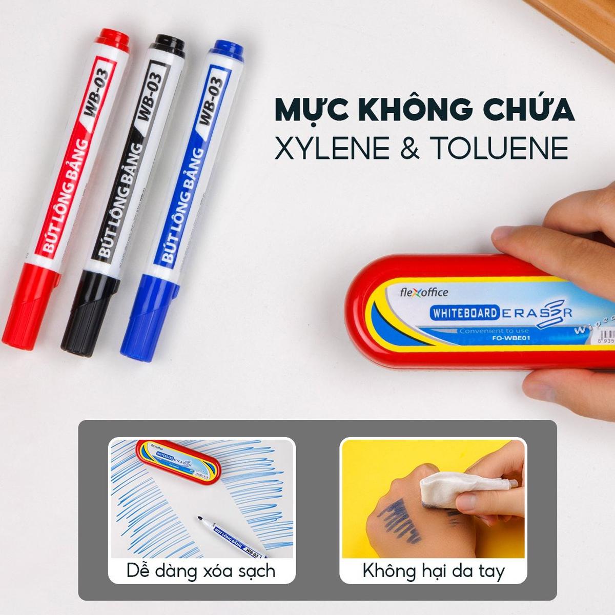 Bút Lông Bảng 2.5 mm - Thiên Long WB-03 - Mực Xanh
