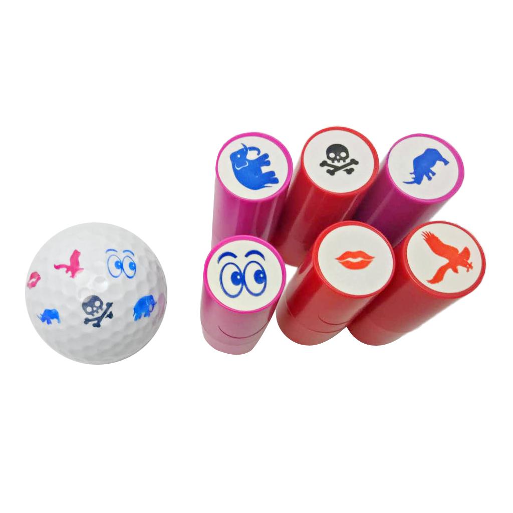 Colorfast Quick-dry Golf Ball Stamp Stamper Marker Impression Seal Gift