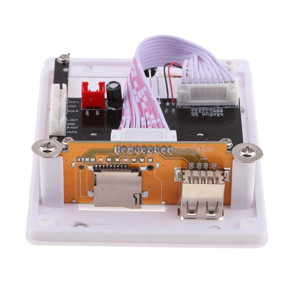 12V Car Wireless Bluetooth WAV APE MP3 Decoder Board Recording USB TF