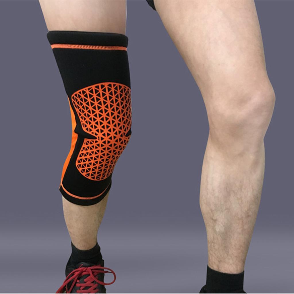Sport Knee Compression Sleeve Protector Leg Joint Support Brace Guard Band for Basketball Football Running