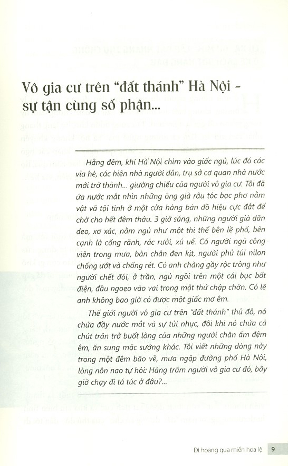 Đi Hoang Qua Miền Hoa Lệ - Tập 1