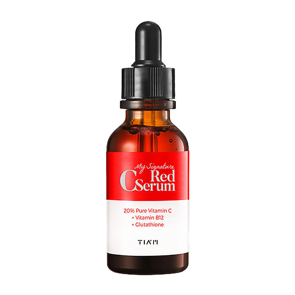 Bộ sản phẩm dưỡng trắng da, làm mờ thâm Tiam My Signature Red C (Toner + Serum + Cream) + Tặng 1 Mặt Nạ Vitamin C Dưỡng Trắng Da Tiam My Signature Vita Red Mask 23ml