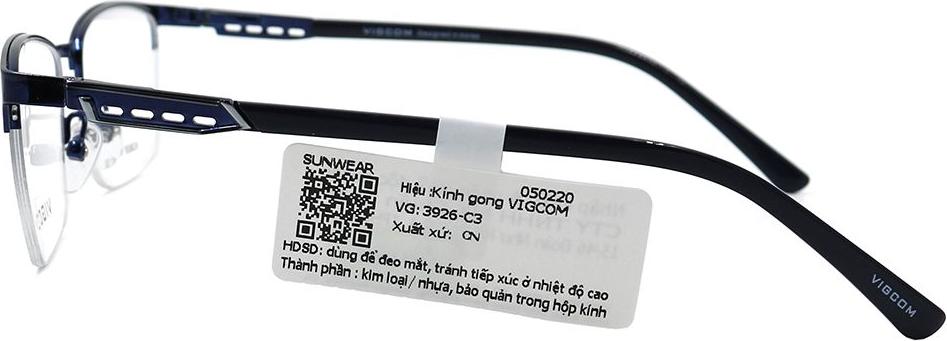 Gọng kính chính hãng Vigcom VG3926