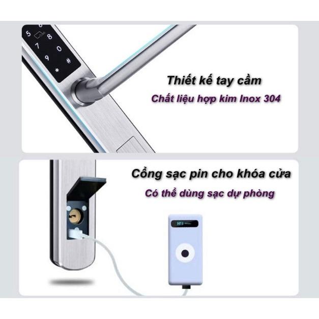 Khóa Cửa Vân Tay Thông Minh Đa Chức Năng Hàng Cao Cấp thế hệ mới