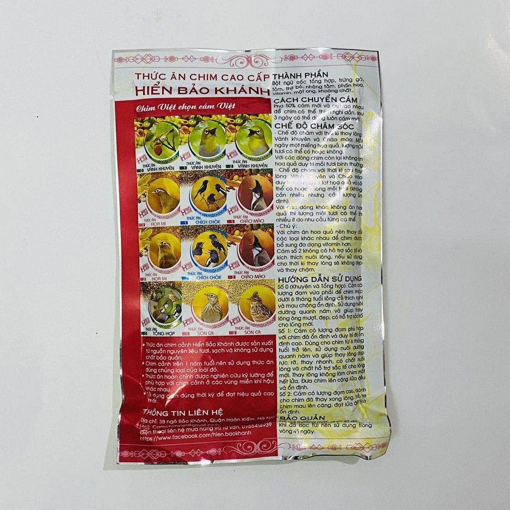 Cám chim chào mào Hiển Bảo Khánh số 2 cao cấp 200gram