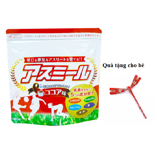 Sữa Asumiru Phát Triển Chiều Cao - tặng kèm chú chuồn chuồn tre dễ thương cho bé