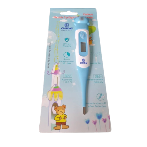 Nhiệt kế điện tử đầu mềm CHIDO - Đo nhanh 30s chính xác - Bảo hành 2 năm hàng chính hãng