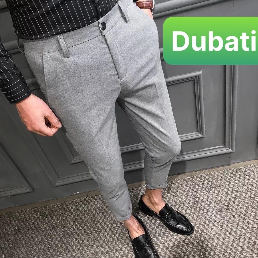 QUẦN TÂY NAM - QUẦN TÂY ÂU DÁNG ÔM CÔNG SƠ VẢI CO GIÃN NHẸ - DUBATI FASHION