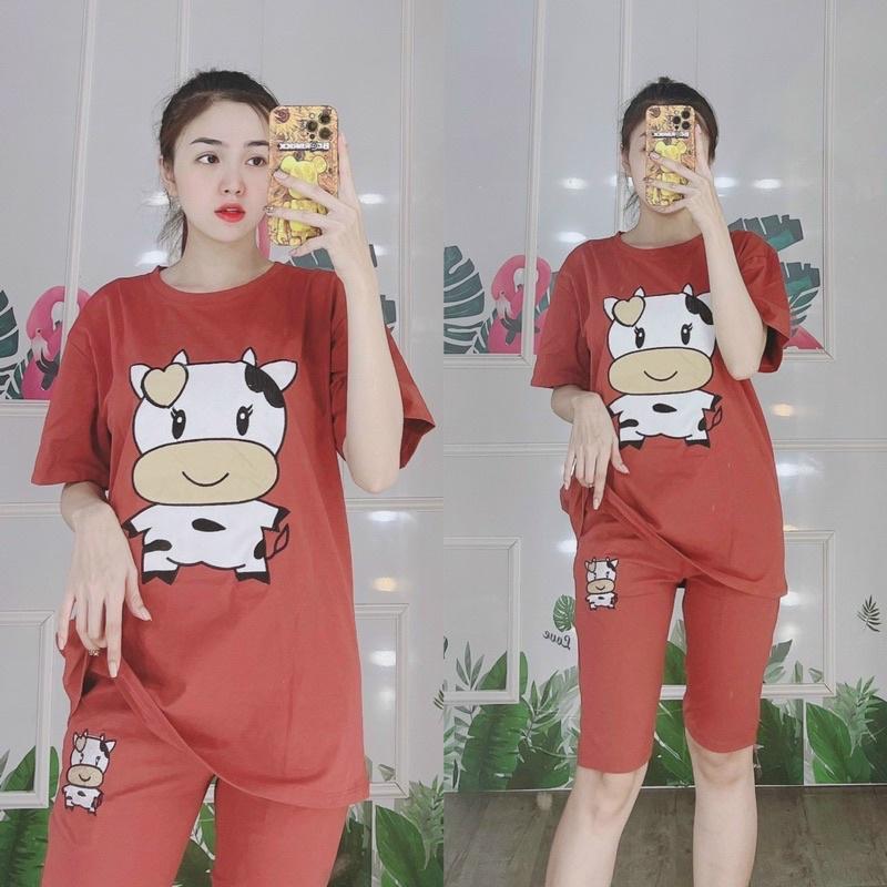 Set bộ thun lửng, bộ đồ ngố dễ thương