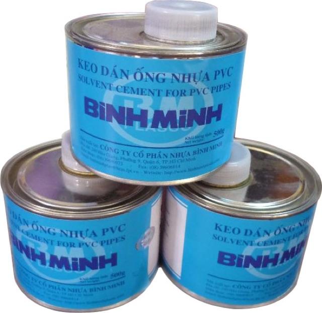 KEO DÁN ỐNG NƯỚC BÌNH MINH (50g, 200g, 500g, 1kg)