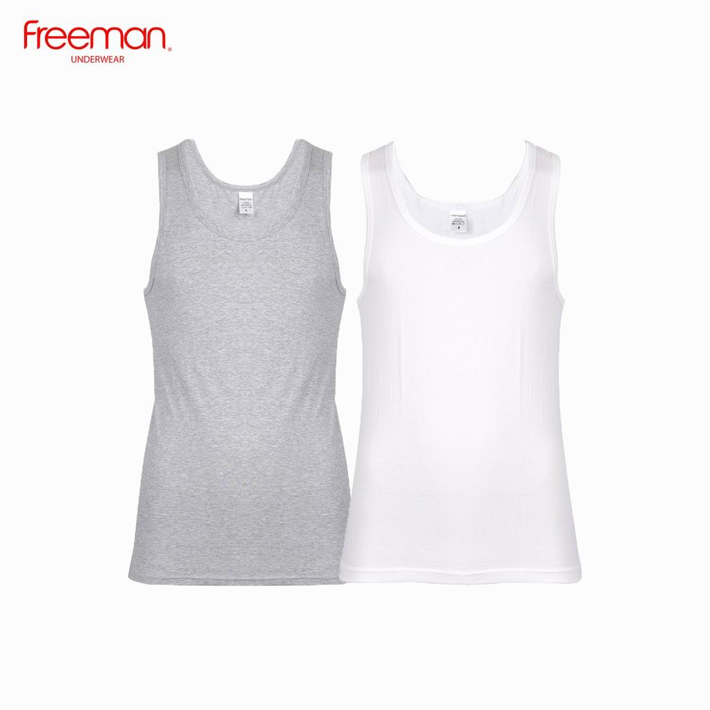 Áo thun nam ba lỗ cotton thông thoáng FREEMAN ASF201