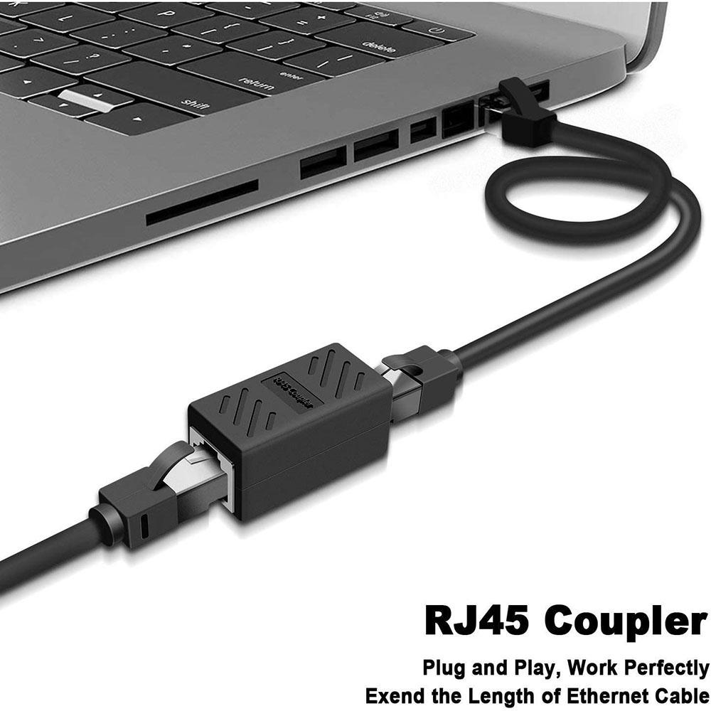 Bộ mở rộng cáp Ethernet, RJ45 CAT 5 CAT 6 CAT6A COUPLER, đầu nối mở rộng - Bộ ghép Ethernet nữ thành nữ