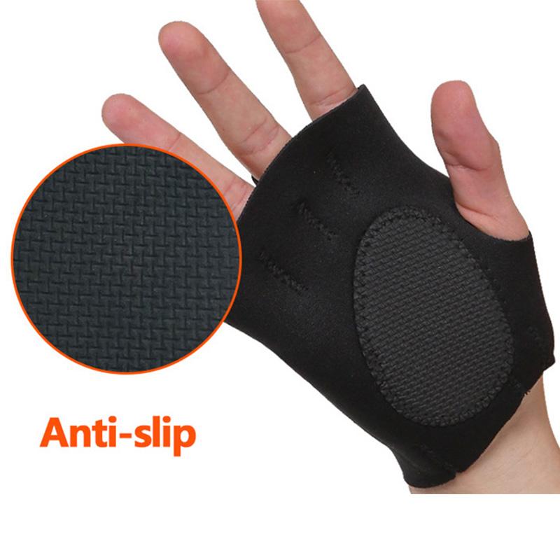 Găng tay nửa ngón Nam nữ Chống trượt Leo núi thể dục Găng tay đi xe đạp để nâng tạ Huấn luyện thể thao Phòng tập thể dục Tập thể dục Màu sắc: Đen
