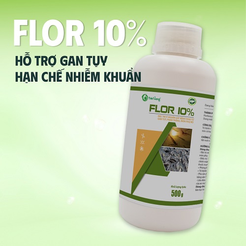 Kháng sinh đặc trị bệnh hoại tử gan tụy FLOR 10%