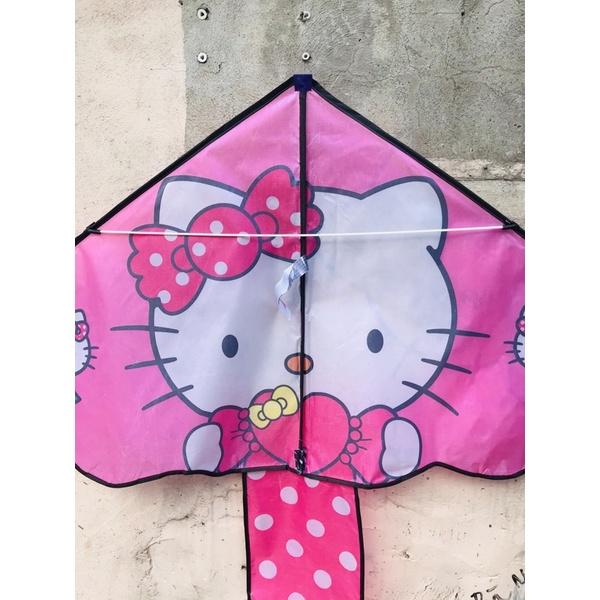 Diều HELLO KITTY NƠ XINH + TẶNG CẦM THẢ DIỀU 150 MÉT DÂY -RẺ + ĐẸP + ĐỘC + LẠ