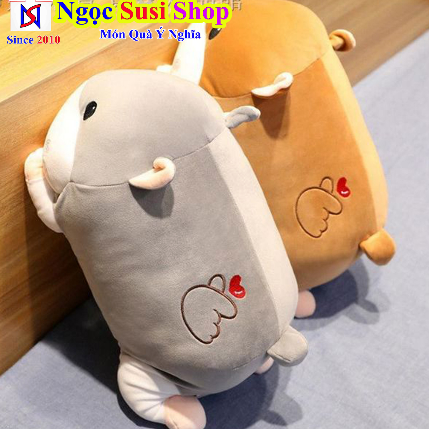 GẤU BÔNG CHUỘT HAMSTER SIÊU TO KHỔNG LỒ SIÊU MỊN