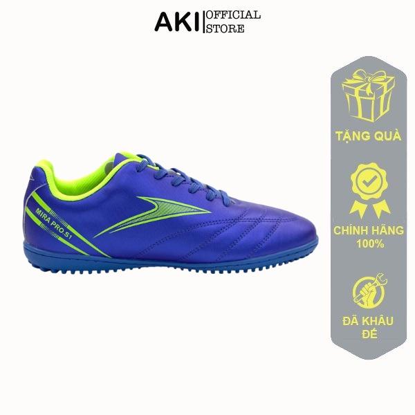 Giày đá bóng nam Mira Pro S1 Xanh Dương chính hãng, giày đá banh cỏ nhân tạo đẹp - PS006