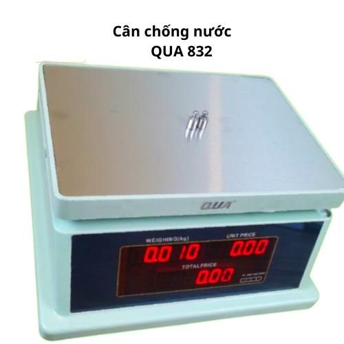 Cân điện tử chống nước tính tiền bán hàng hải sản,siêu thị-QUA-832/30KG làm bằng nhựa ABS cao cấp