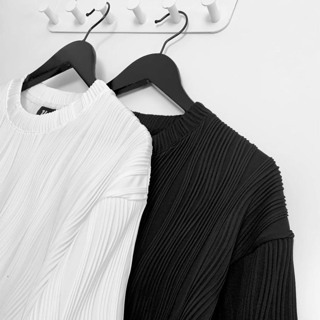 ÁO PHÔNG OVERSIZE WAVY, ÁO THUN CỘC TAY CÓ GỢN SÓNG UNISEX JACK LANE, LOCAL BRAND JACK LANE