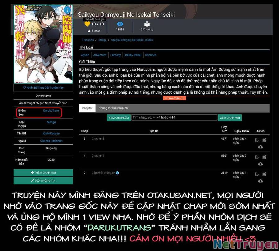 âm dương sư mạnh nhất chuyển sinh chapter 12.1 12