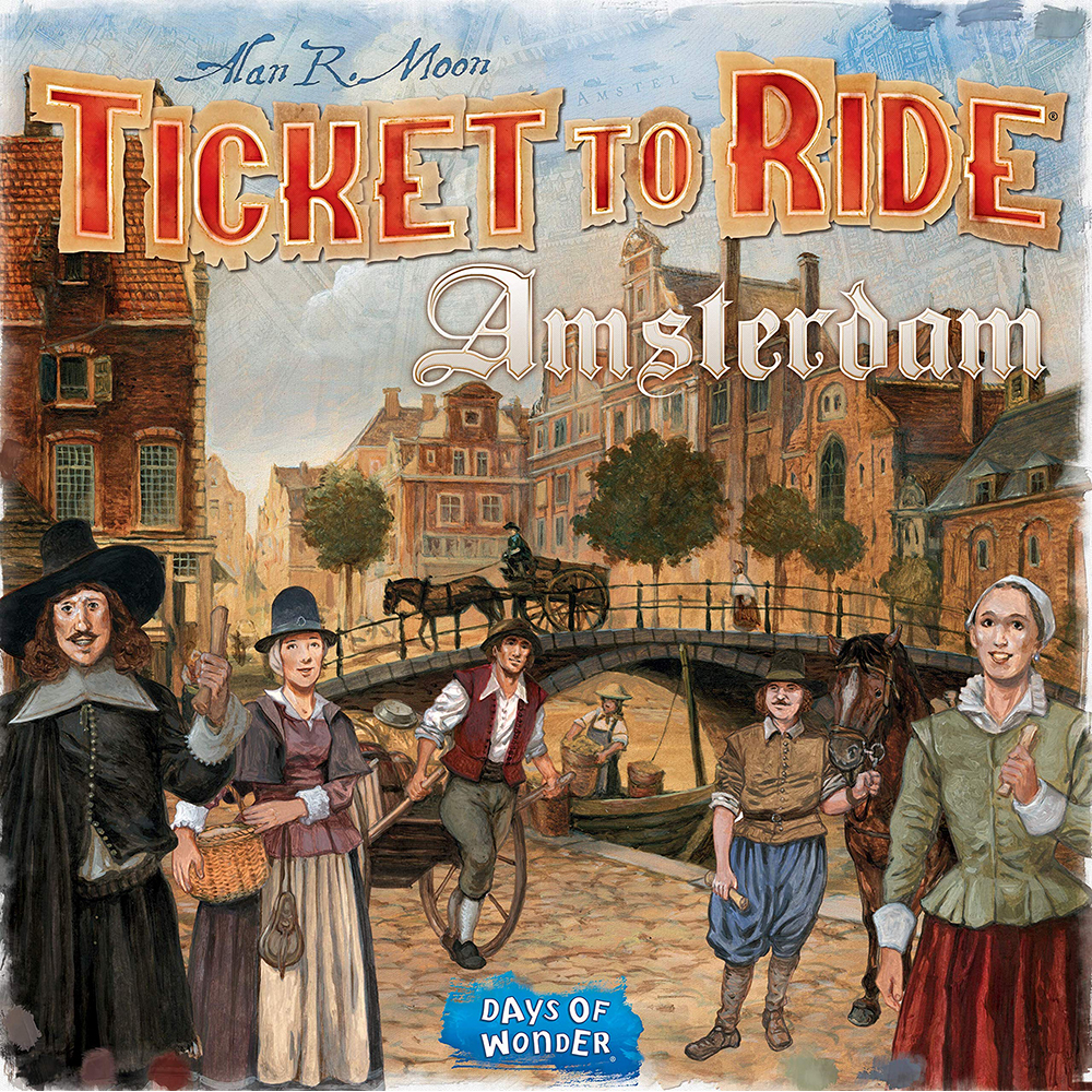 Board Game Ticket to Ride Phiên Bản Amsterdam Family Edition