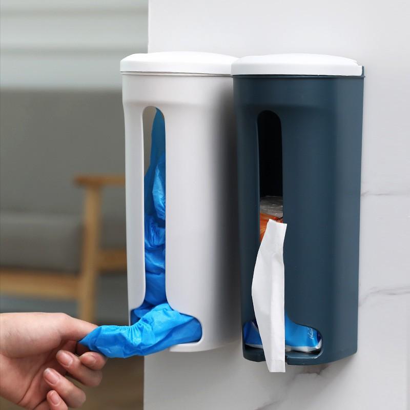 Hộp Đựng Túi Ni Lông Dán Tường Tiện Lợi - Mẫu 2