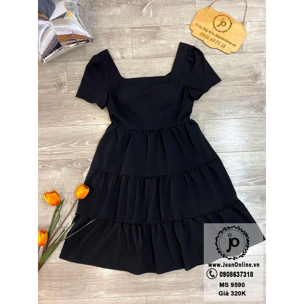 Đầm bigsize hở lưng - Váy babydoll ngoại cỡ - 60kg đến 85kg
