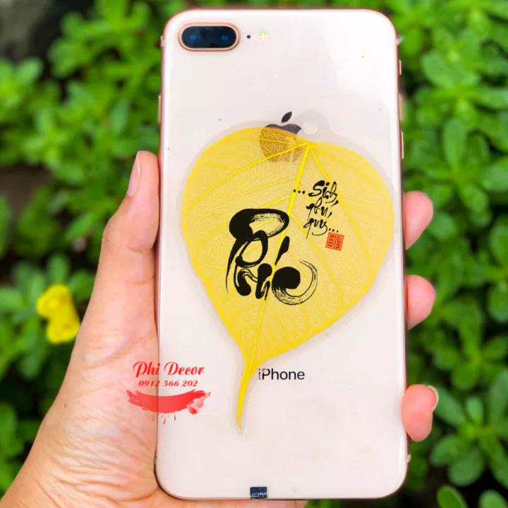 Lá Bồ đề Tài Lộc - Chữ PHÚC