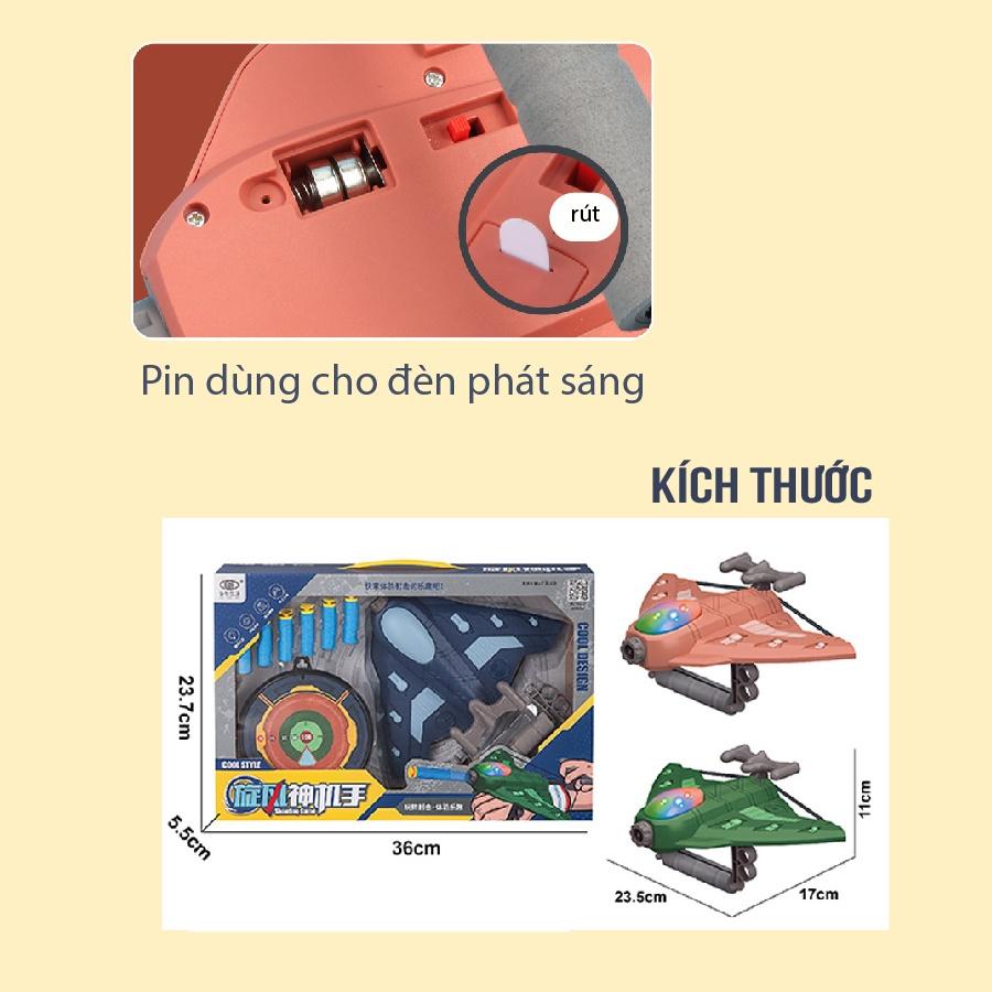 Đồ chơi cho bé nhựa có bia bắn và đèn phát sáng đồ chơi cho bé trai hàng đẹp có sẵn