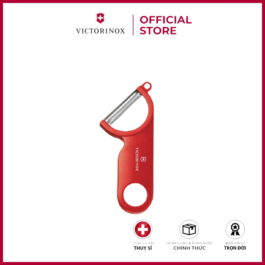 VICTORINOX Dao bào khoai tây màu đỏ (Vegetable Peeler) 7.6073