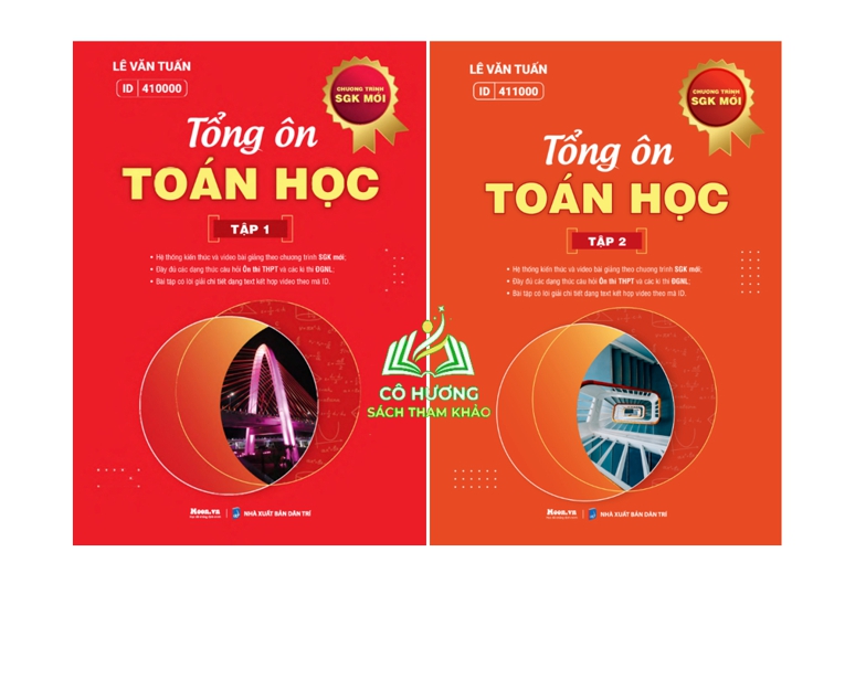 Sách - Combo Tổng Ôn Toán Học Tập 1 + 2 (Moon)