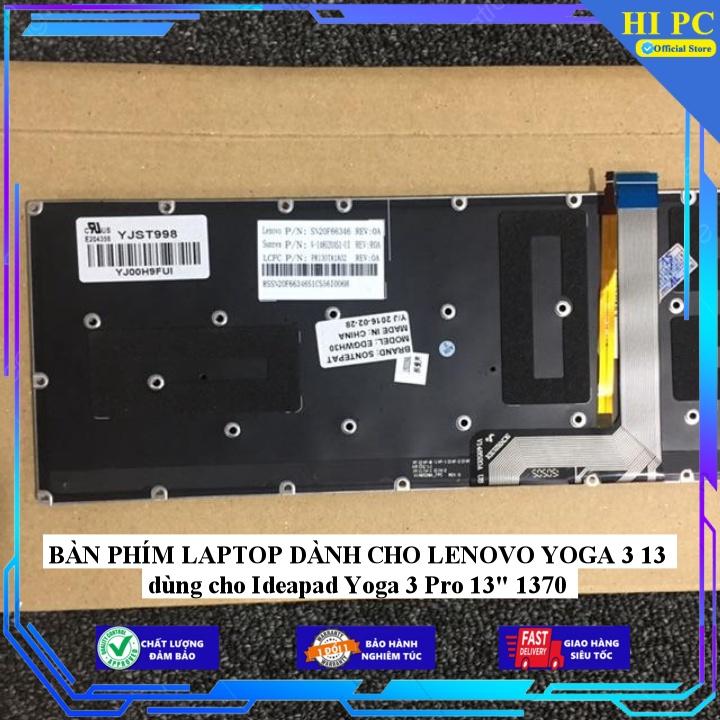BÀN PHÍM LAPTOP DÀNH CHO LENOVO YOGA 3 13 dùng cho Ideapad Yoga 3 Pro 13" 1370 - Hàng Nhập Khẩu