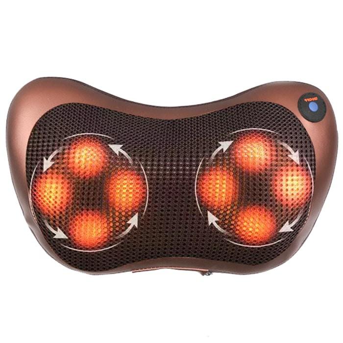Gối mát xa hồng ngoại 8 bi