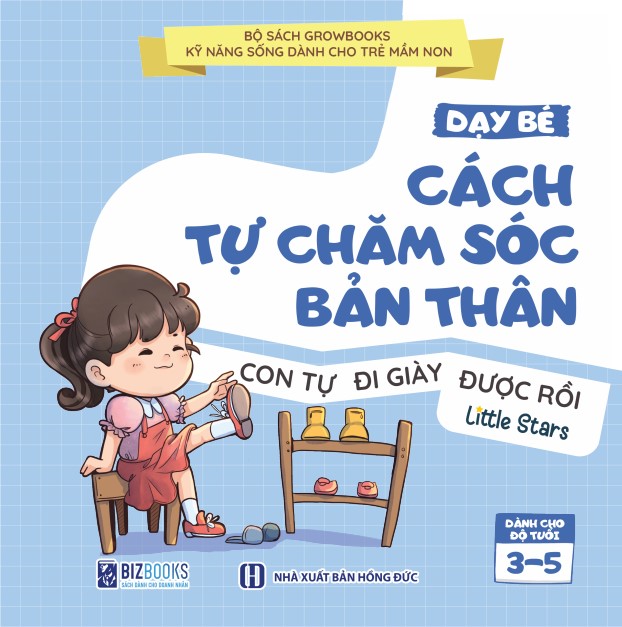 Bộ sách Growbooks kỹ năng sống dành cho trẻ Mầm Non - Dạy bé bài học đạo đức và cảm xúc - Con biết yêu thương mọi người