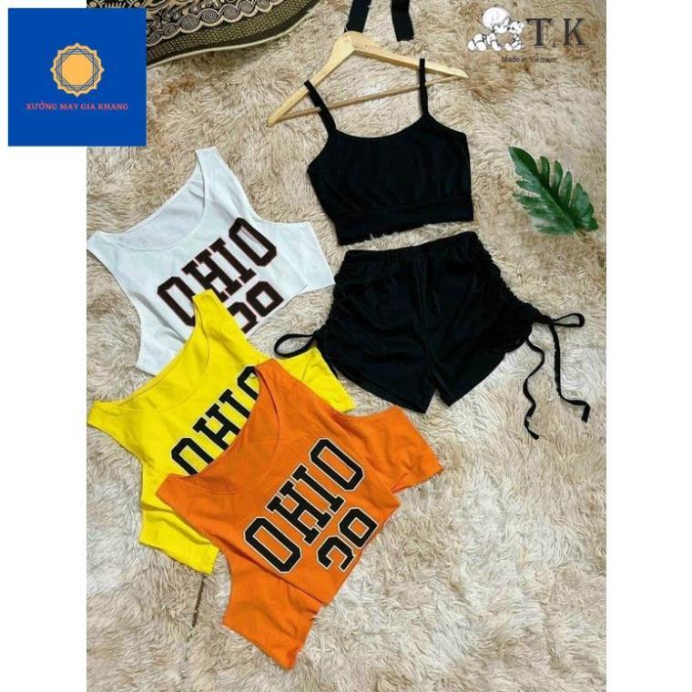 MS: 210577 - Set 3 Bộ sport body ôm, thời trang, sành điệu cho bé gái - Quần áo trẻ em