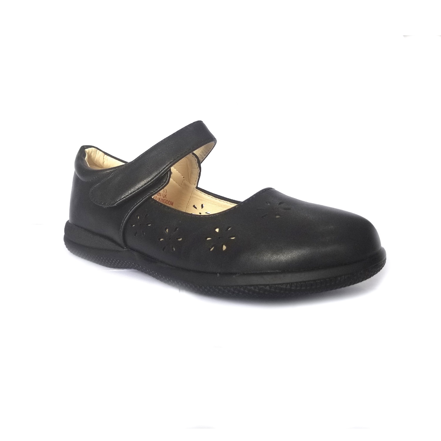 Giày Búp Bê Đi Học Bé Gái Crown Space UK School Shoes CRUK3029 Cao Cấp Nhẹ Êm Thoáng Mát Size 28-36/4-14 Tuổi