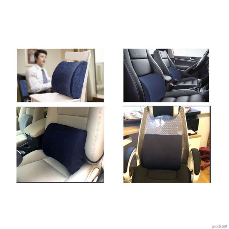 Gối xốp thoáng khí đỡ lưng giảm đau tiện lợi