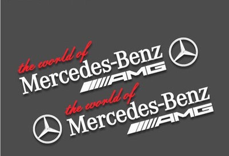 Đảm bảo chất lượng phù hợp với miếng dán cửa Mercedes-Benz Miếng dán chắn bùn AMG miếng dán thân miếng dán sửa đổi phản quang
