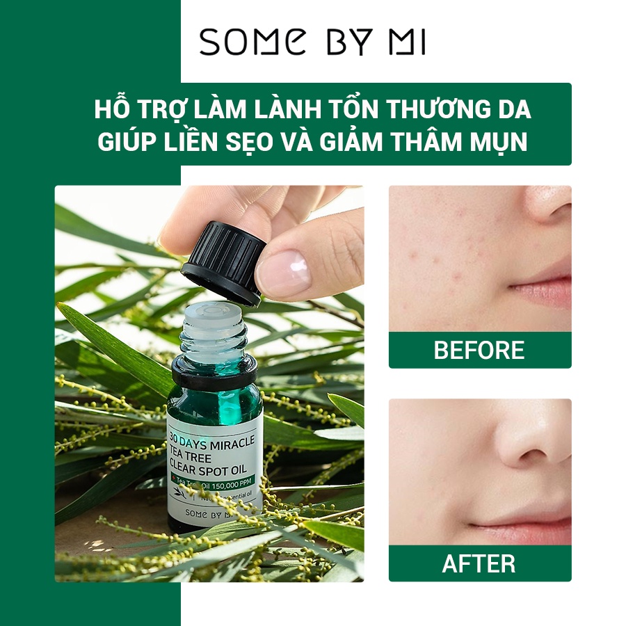 Tinh Dầu Tràm Trà Some By Mi 30 Days Miracle Tea Tree Clear Spot Oil 10ml