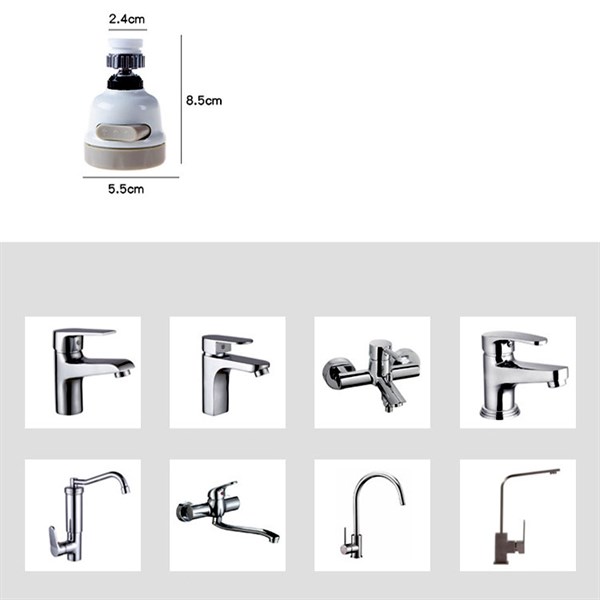 Đầu nối vòi tăng áp cho vòi rửa bát 3 chế độ  GS0043