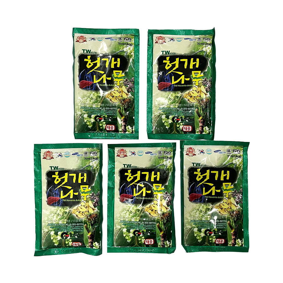 Nước uống TW HOVENIA DULCIS mát gan, giải độc gan hộp 30 gói*70ml