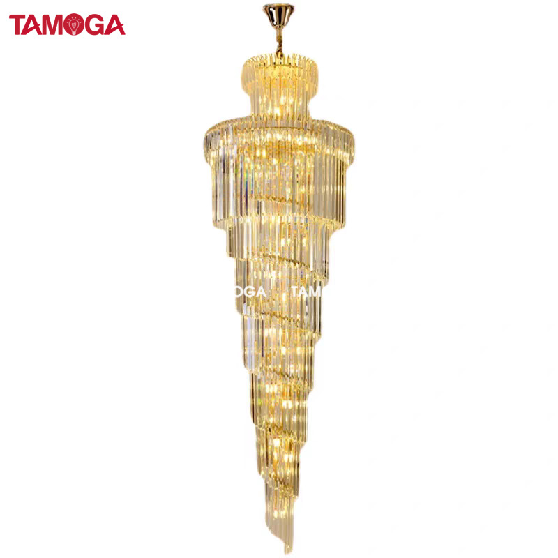 Đèn thả vòng phòng khách pha lê TAMOGA ISA MS011