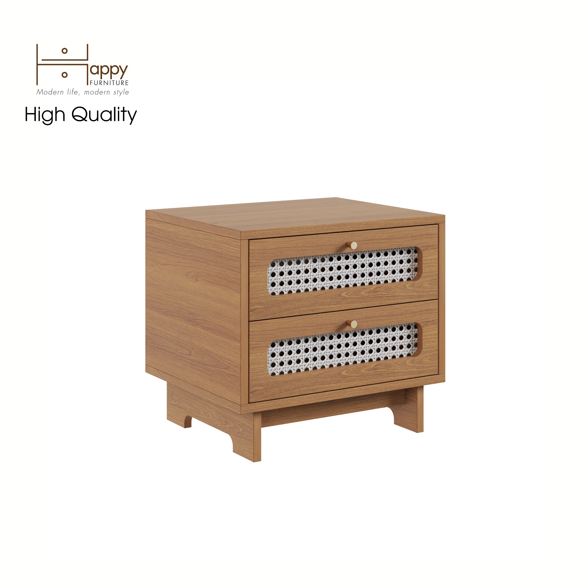 [Happy Home Furniture] MEYDAN, Táp đầu giường 2 ngăn , 48cm x 40cm x 44cm ( DxRxC), THK_076