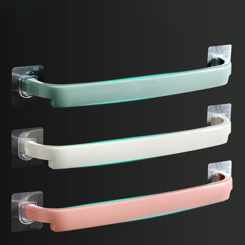 GIÁ TREO KHĂN DÁN TƯỜNG - Thanh Dán Tường Treo Khăn Tắm, Giày Dép, Đồ Dùng