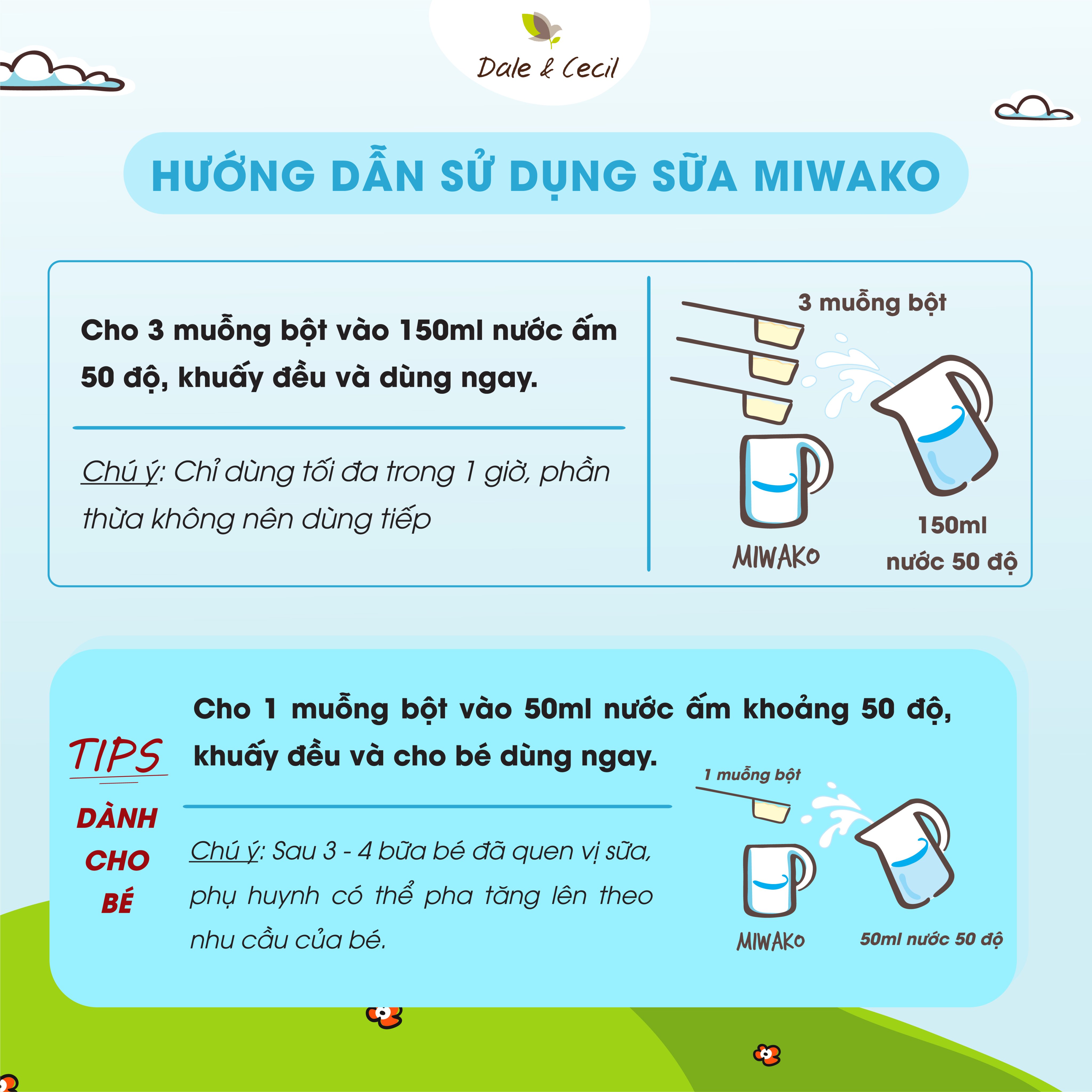 Sữa Hạt Miwako Vị Gạo Hộp 400g Malaysia Không Chứa Đậu Nành, Dinh Dưỡng Hữu Cơ Cho Trẻ Từ 1 Tuôi &amp; Người Lớn