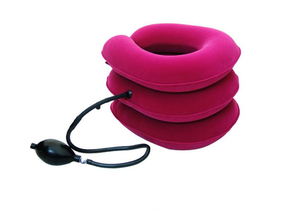Đai Gối Hơi Đỡ Cổ Massage Hỗ Trợ Điều Trị Kéo Dãn Đốt Sống Cổ KUNBE