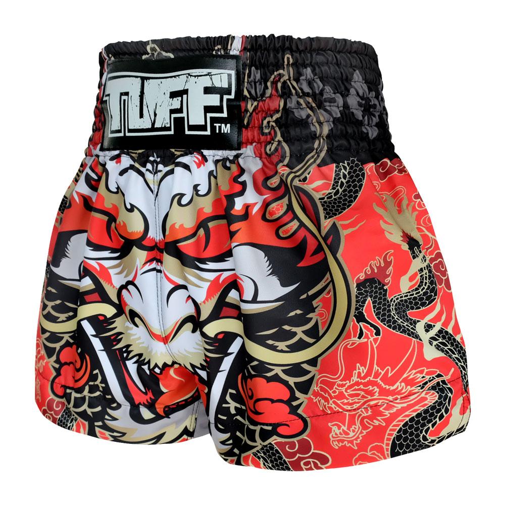 Quần TUFF Muay Thai Dragon King In Red