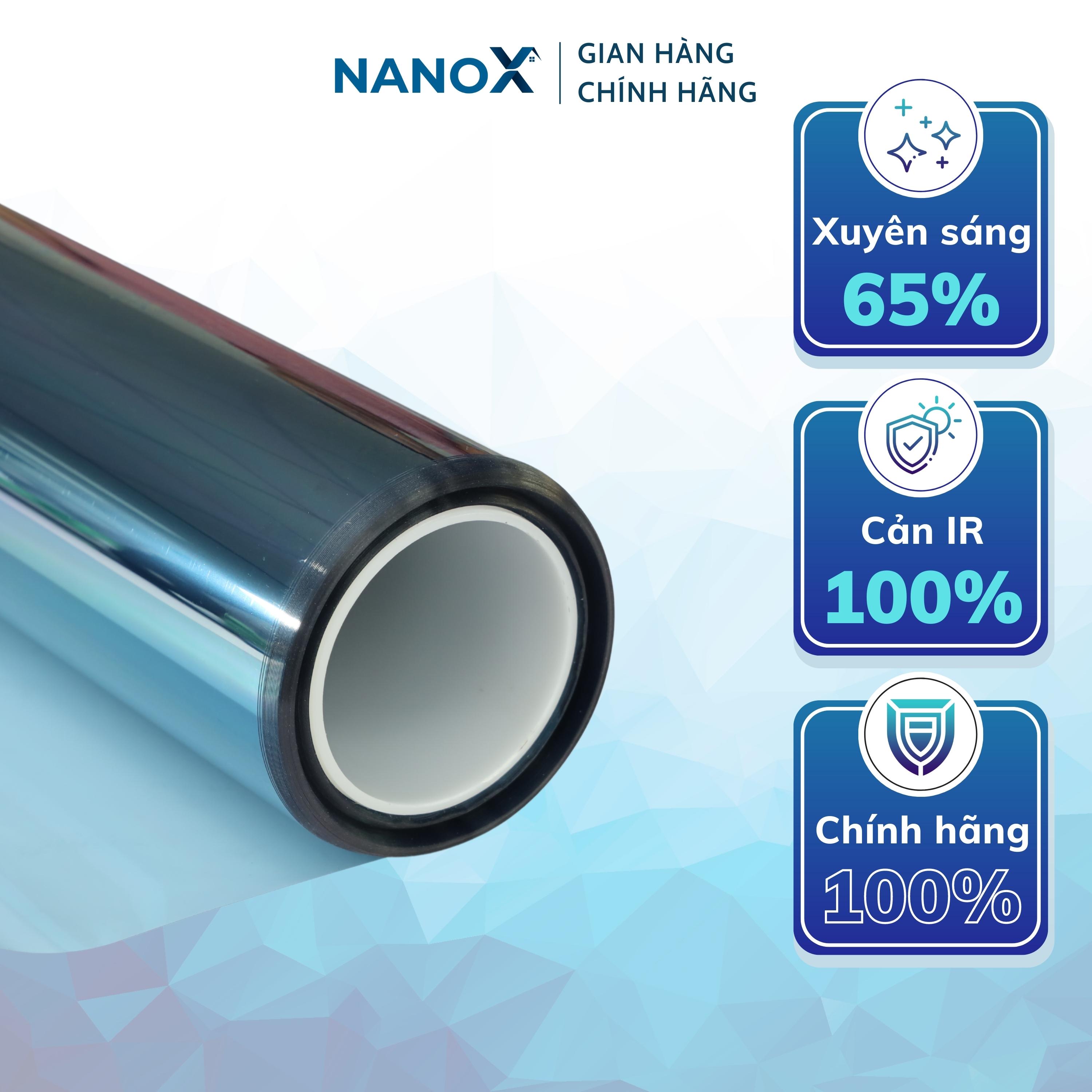 Phim cách nhiệt sáng màu, độ trong suốt cao, chống IR &amp; UV cho nhà kính NanoX P70