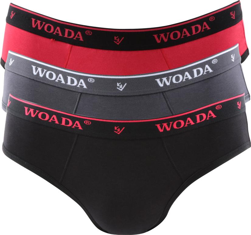 Combo 3 Quần Lót Nam Woada Brief Cotton 4 Chiều 19 - Màu Ngẫu Nhiên