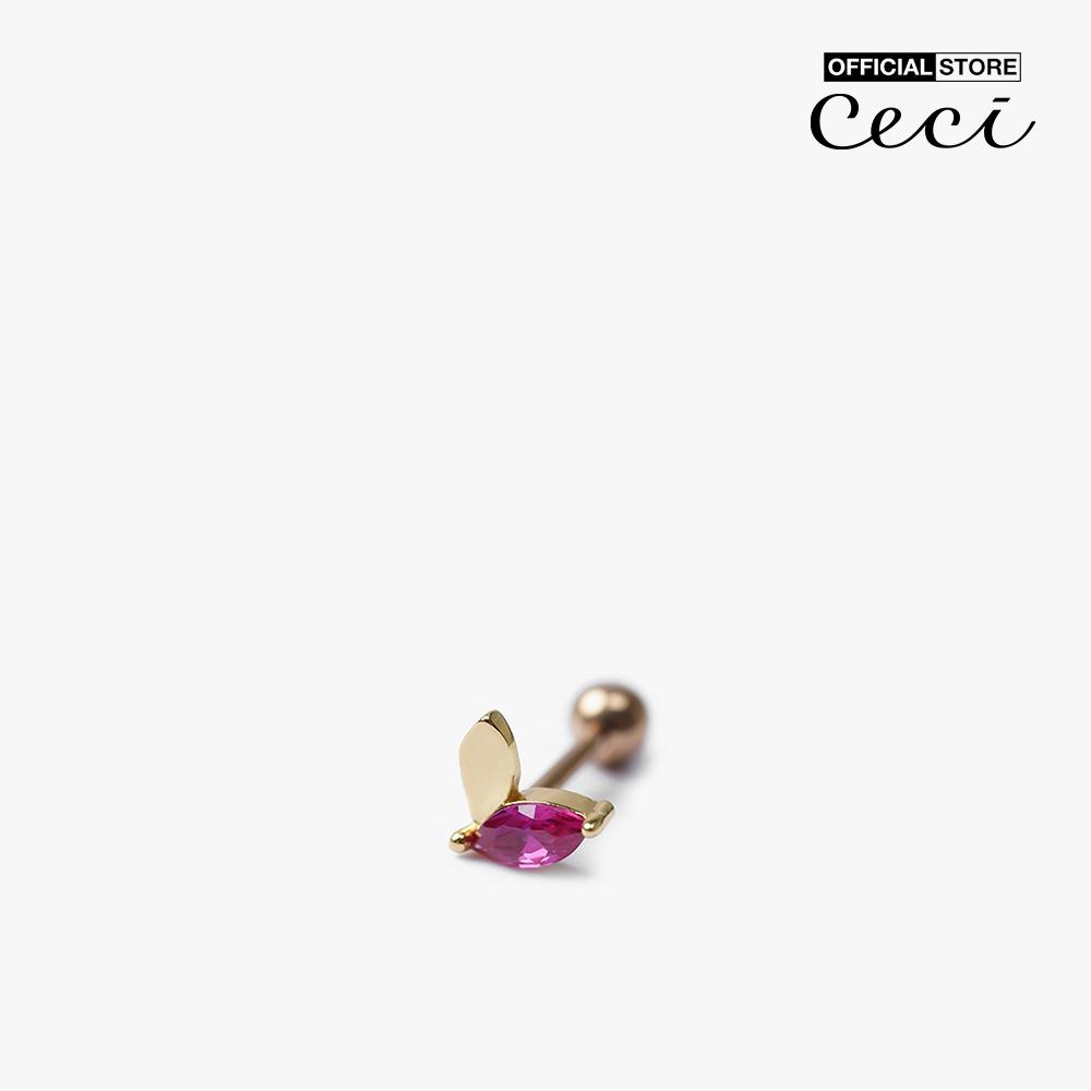 CECI - Khuyên tai nữ xỏ lỗ thiết kế đính đá thanh lịch CC1-04000061